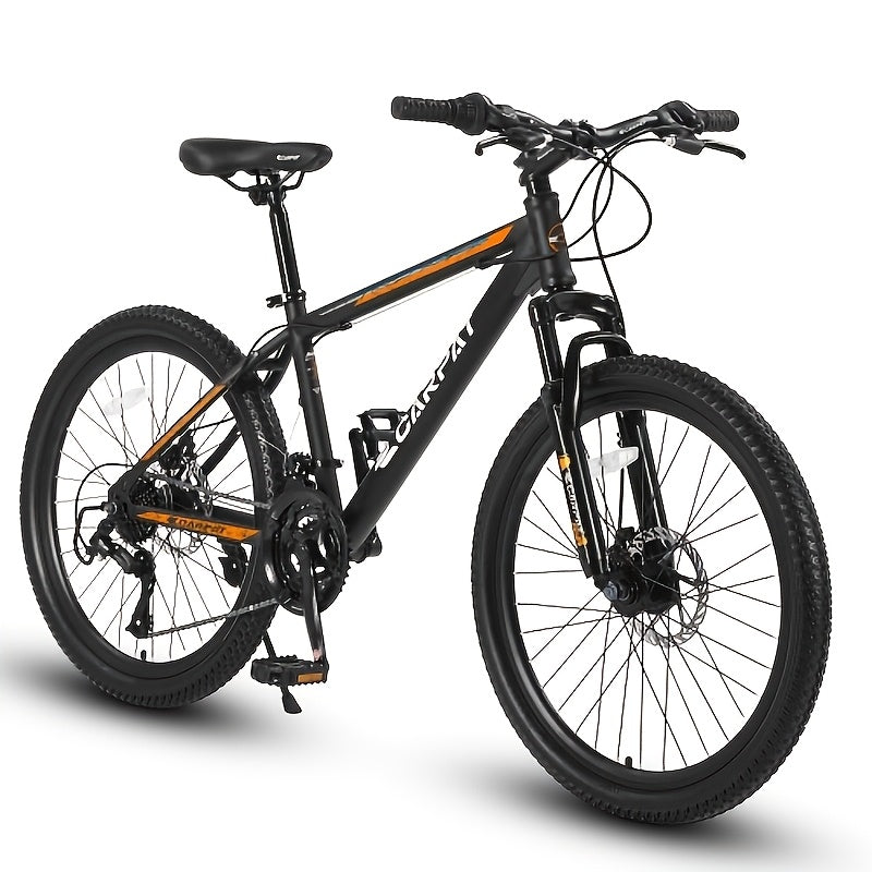 S26102 26-Inch Mountain Bicycle, Featuring Shimano 21-Speed Gears And Mechanical Disc Brakes, Constructed with a High-Carbon Steel Frame, Designed for Adults And Teenagers