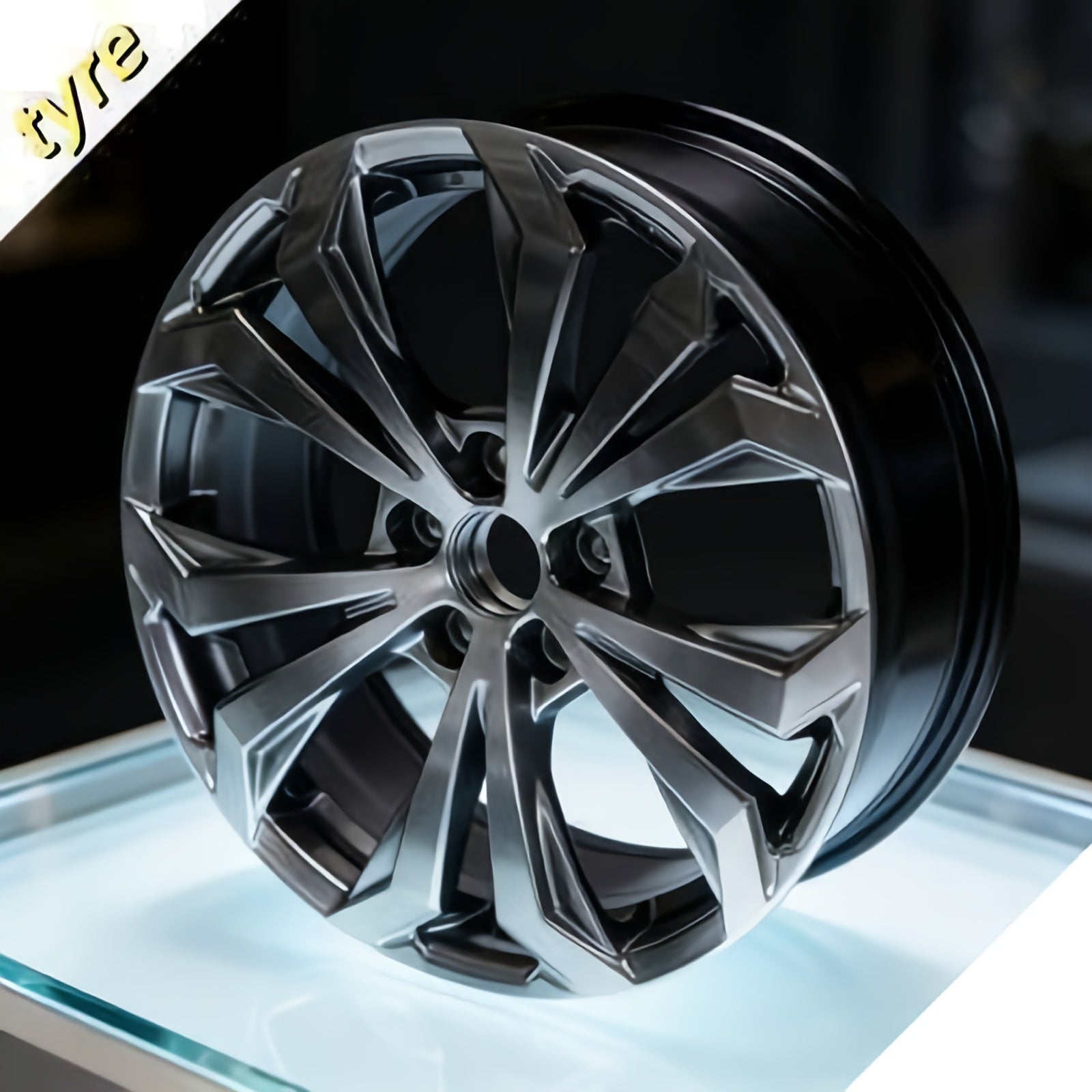 Multi-Spoke Machined Face Alloy Wheel Rim, a Fashionable Replacement Auto Rim Designed for Passenger