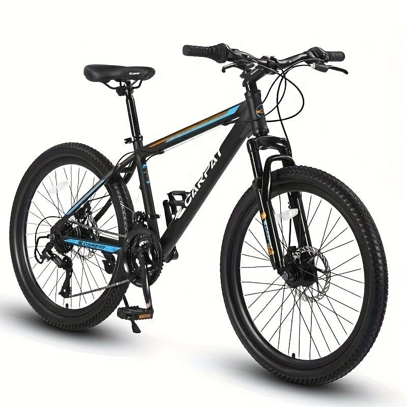 S26102 26-Inch Mountain Bicycle, Featuring Shimano 21-Speed Gears And Mechanical Disc Brakes, Constructed with a High-Carbon Steel Frame, Designed for Adults And Teenagers