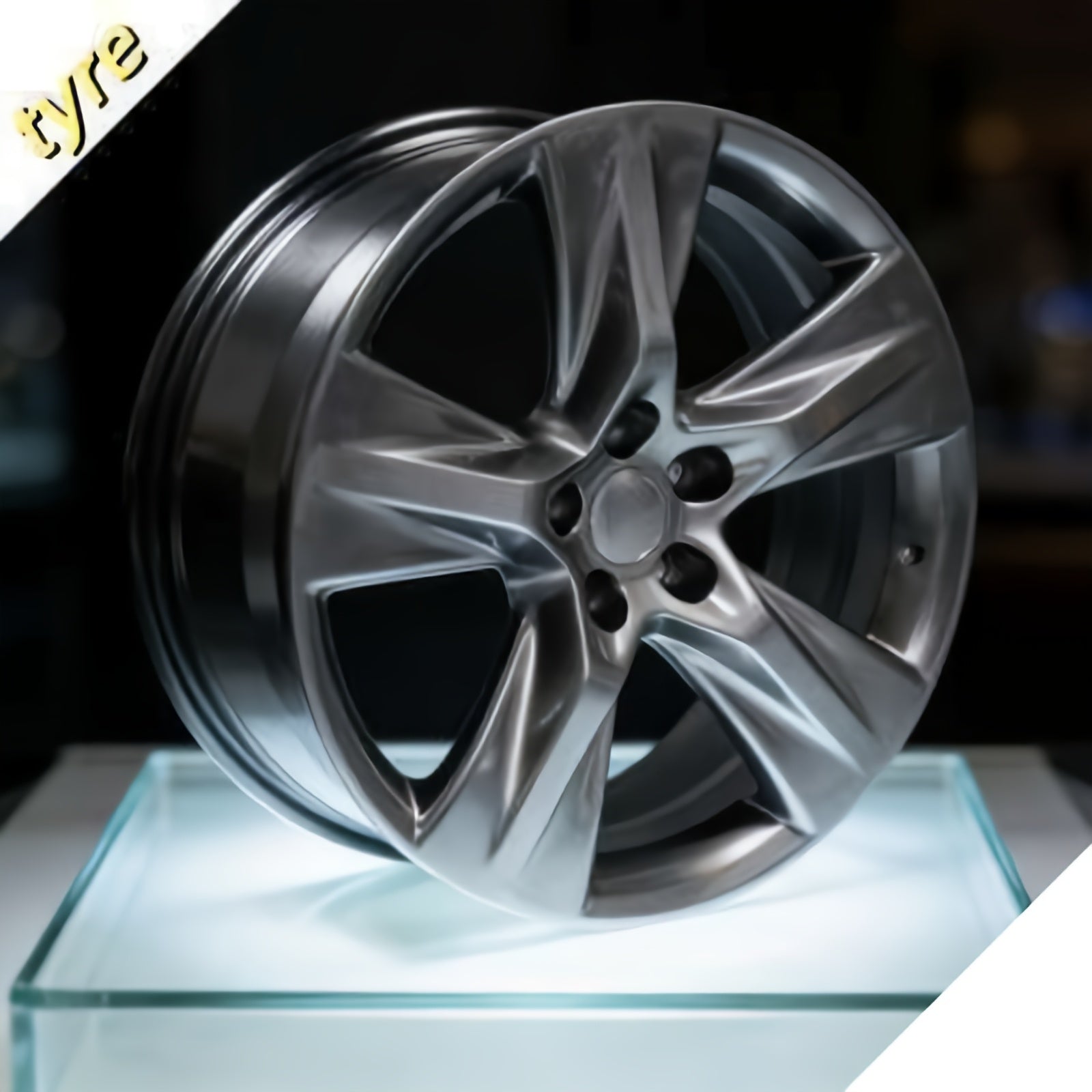 Aluminium Alloy Wheels, Multi-spoke Polished Finish Car Wheels, Stylish Replacement Wheels for Passenger Cars