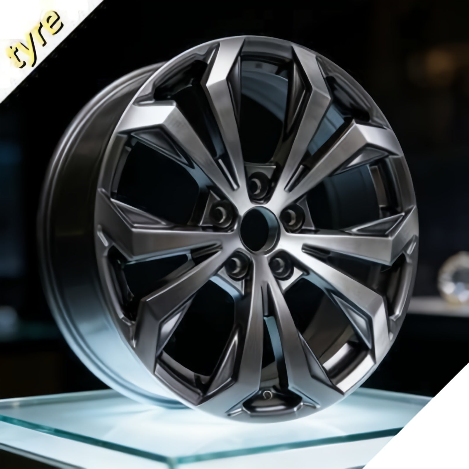 Multi-Spoke Machined Face Alloy Wheel Rim, a Fashionable Replacement Auto Rim Designed for Passenger