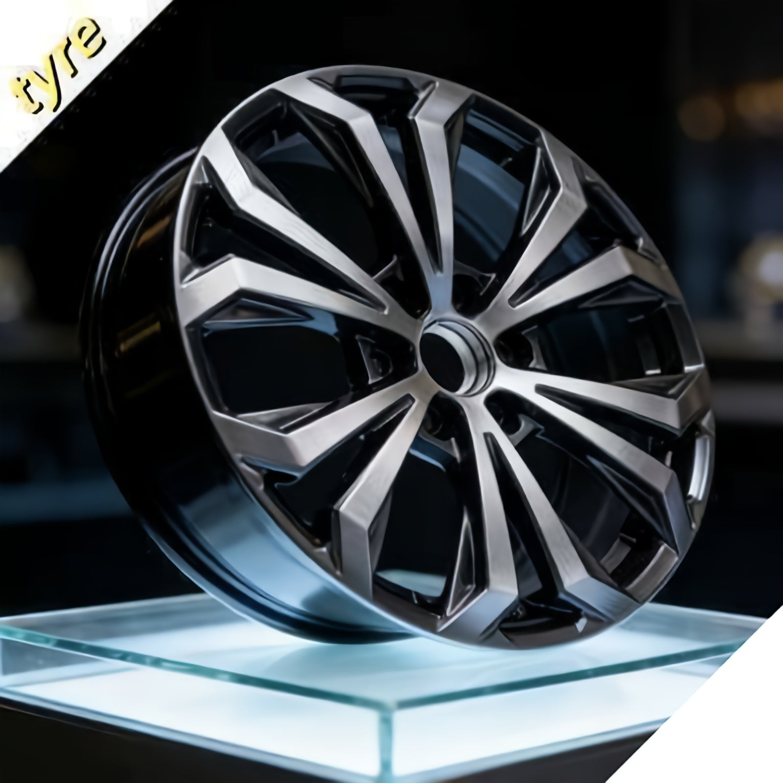 Multi-Spoke Machined Face Alloy Wheel Rim, a Fashionable Replacement Auto Rim Designed for Passenger
