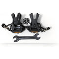 1 Large Exercise Bike Pedals | Oversized Non-Slip Platform for Spin Bikes and Indoor Cycling, 9\u002F16\