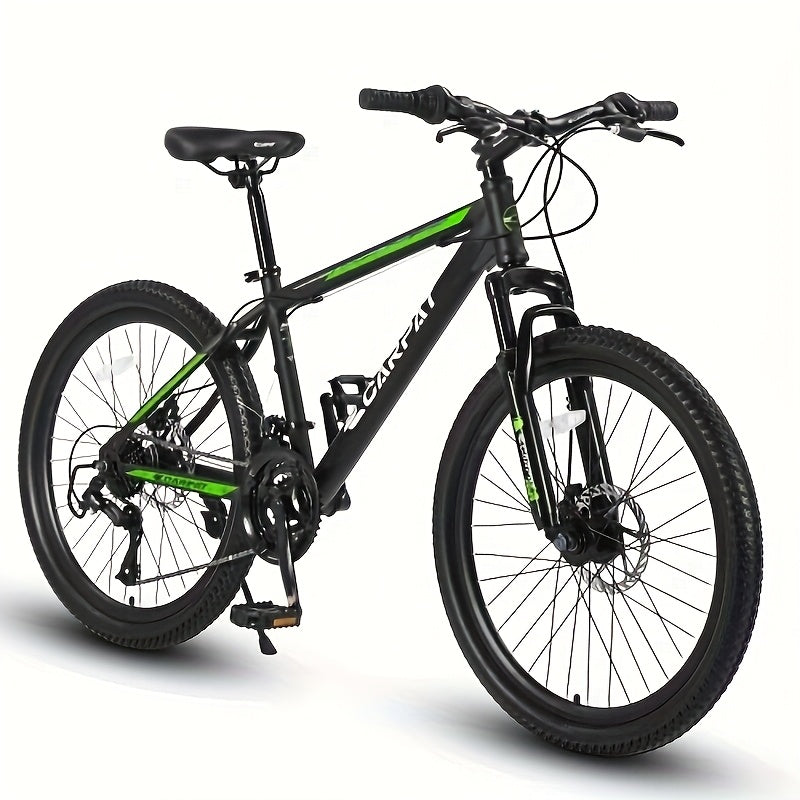 S26102 26-Inch Mountain Bicycle, Featuring Shimano 21-Speed Gears And Mechanical Disc Brakes, Constructed with a High-Carbon Steel Frame, Designed for Adults And Teenagers