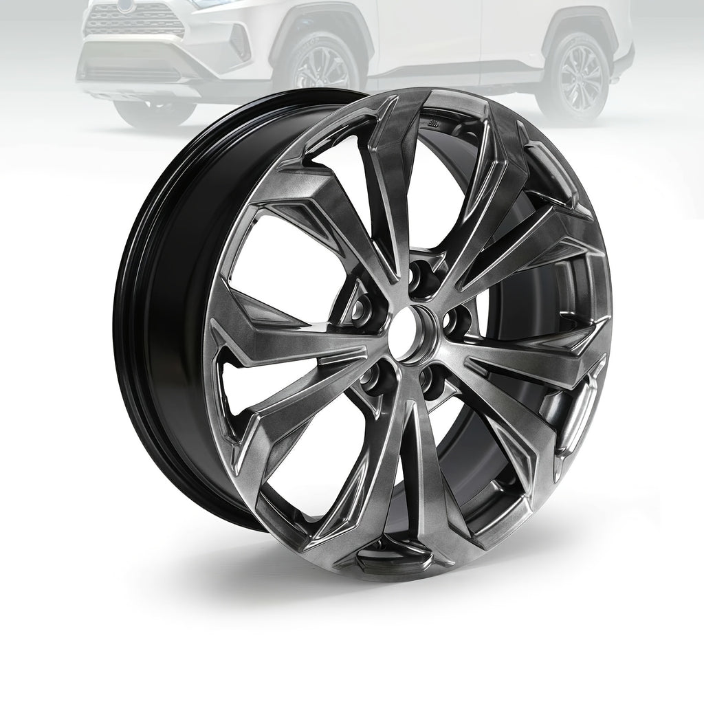 Multi-Spoke Machined Face Alloy Wheel Rim, a Fashionable Replacement Auto Rim Designed for Passenger