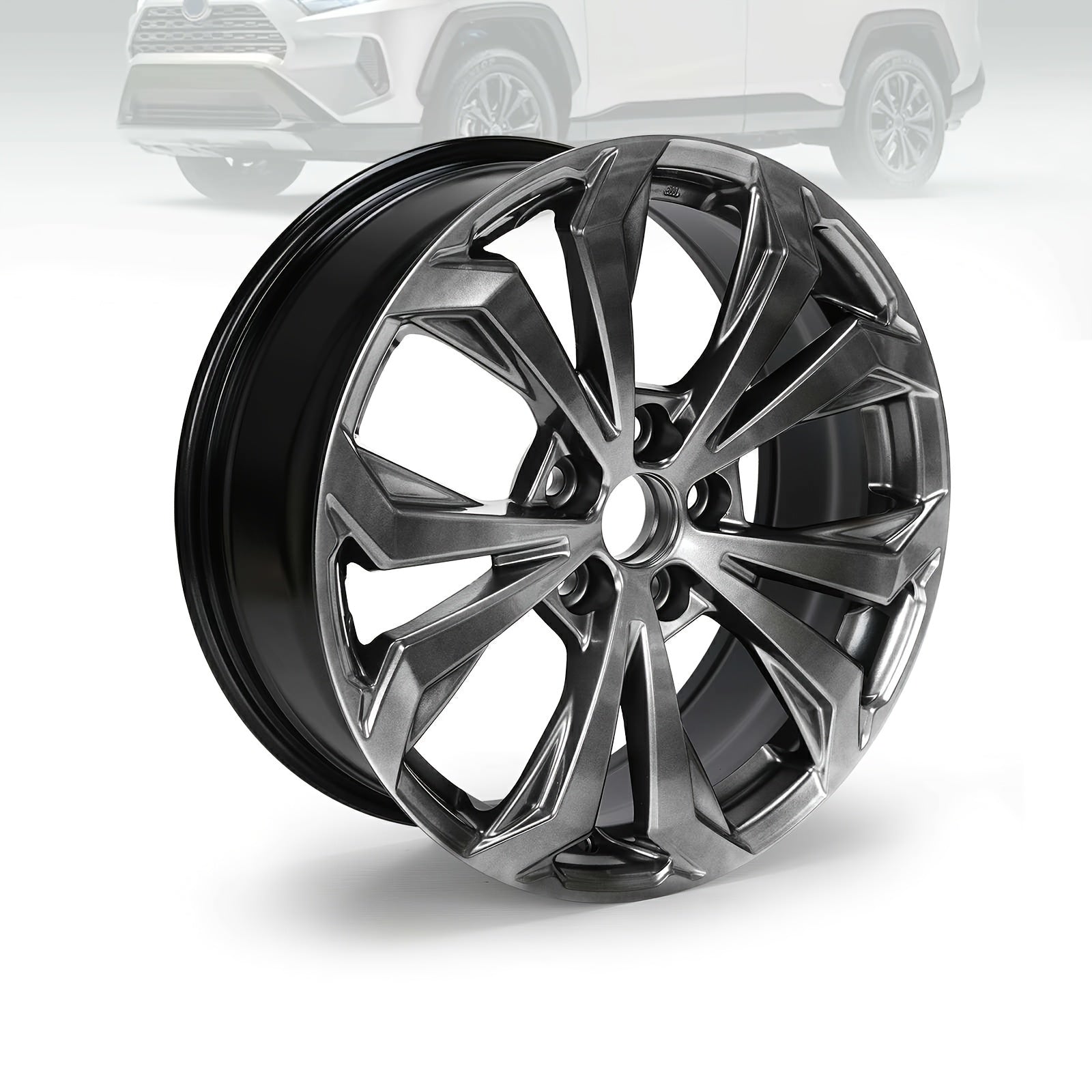 Multi-Spoke Machined Face Alloy Wheel Rim, a Fashionable Replacement Auto Rim Designed for Passenger