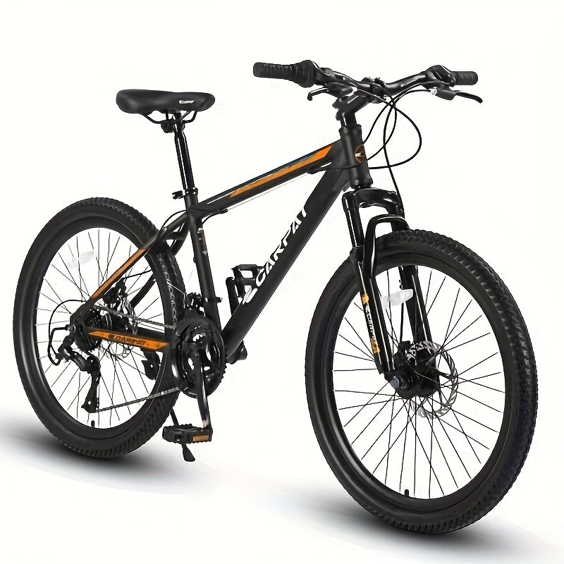 S26102 26-Inch Mountain Bicycle, Featuring Shimano 21-Speed Gears And Mechanical Disc Brakes, Constructed with a High-Carbon Steel Frame, Designed for Adults And Teenagers