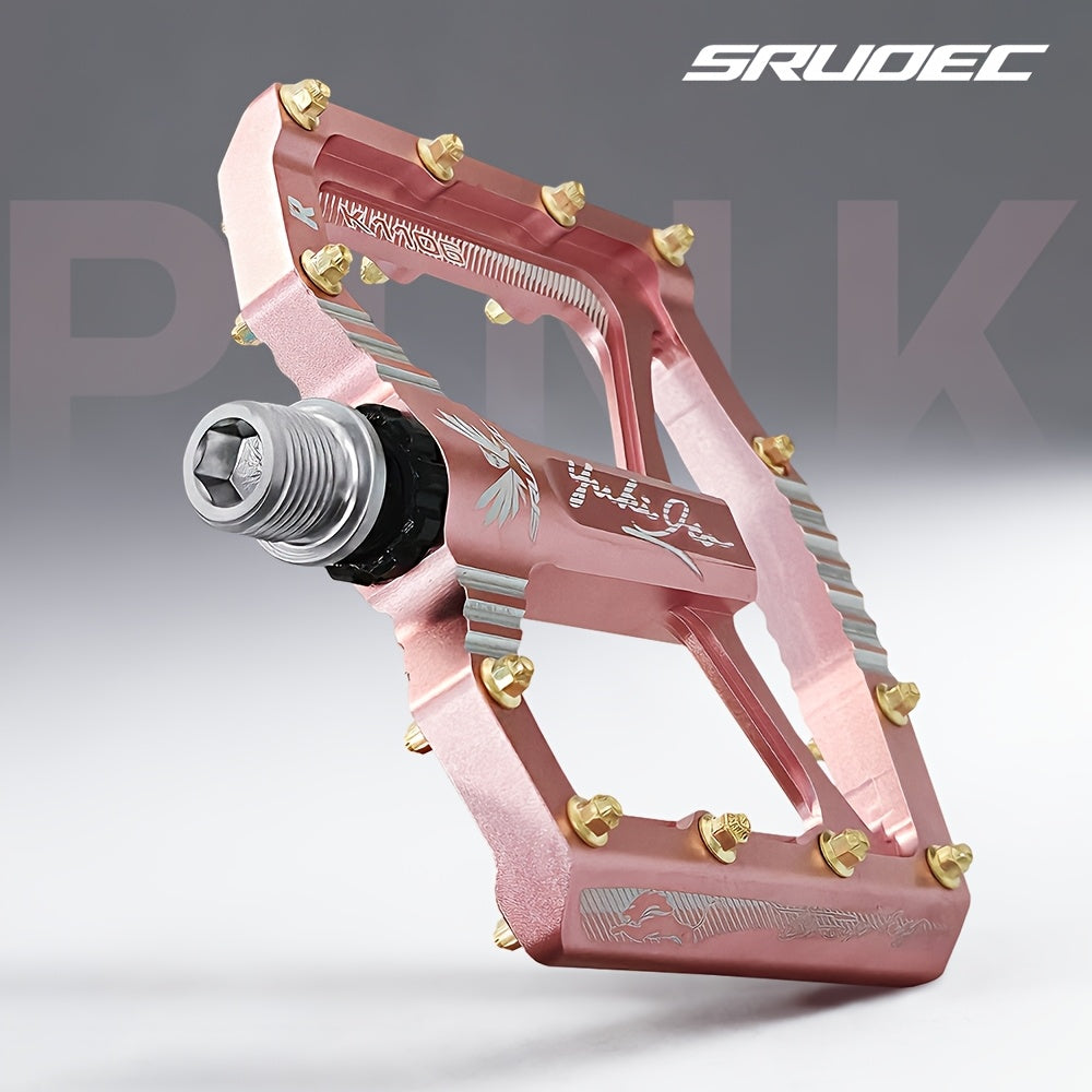 Lightweight Mountain Bike Road Pedal, 3-Axis Non-Slip, Shock-Absorbing Pedal, Cycling Pedal Additions, The First Choice for Cycling Enthusiasts