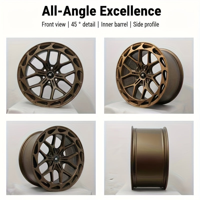 Brand-new Rotary Forged Wheel Car Rims Truck Wheels 18X9 Inches Special Wheels for Off-road Vehicles And Pickup Trucks (suitable Brands: for Ford, Jeep, for TOYOTA, for Chevy, for INFINITI, GWM, for LEXUS, for MITSUBISHI, for Nissan, for Cadillac