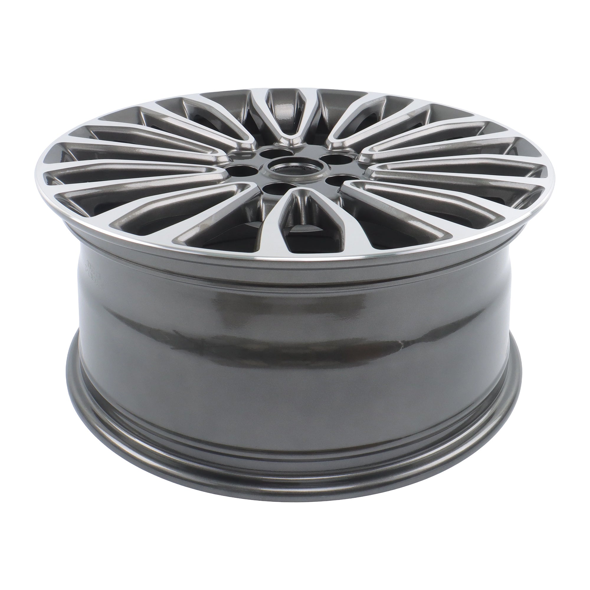 New Single 18' 18X8 Inch Wheel for 2017-2018 for Ford Fusion | OEM Design Replacement Rim | Machined Charcoal | Direct Fit - OE Stock Specs | 10121