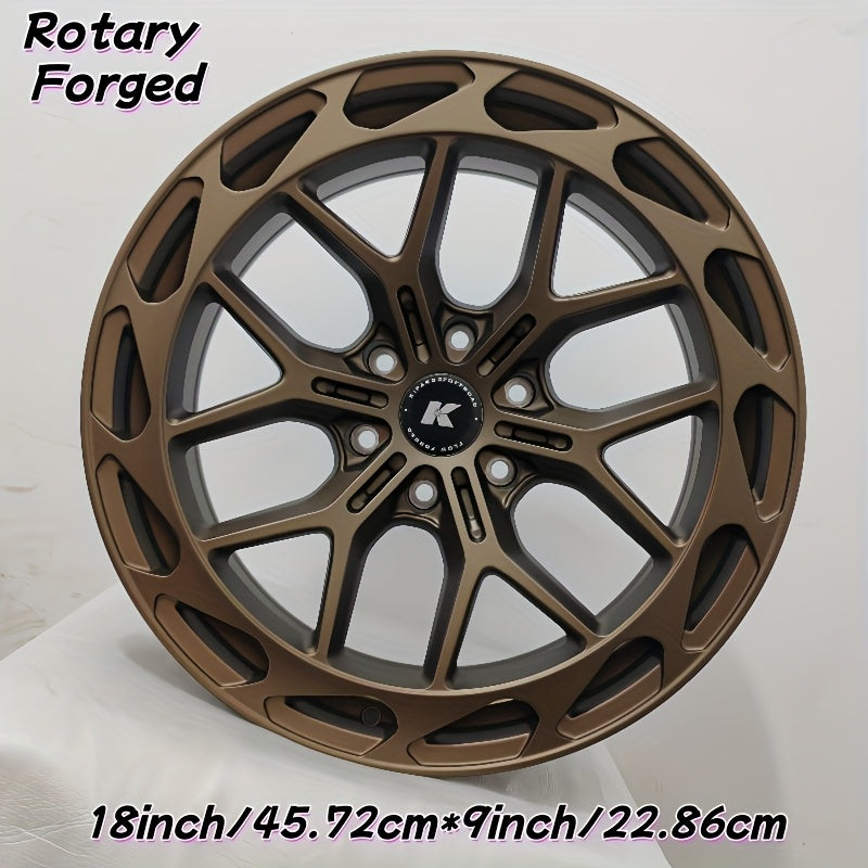 Brand-new Rotary Forged Wheel Car Rims Truck Wheels 18X9 Inches Special Wheels for Off-road Vehicles And Pickup Trucks (suitable Brands: for Ford, Jeep, for TOYOTA, for Chevy, for INFINITI, GWM, for LEXUS, for MITSUBISHI, for Nissan, for Cadillac